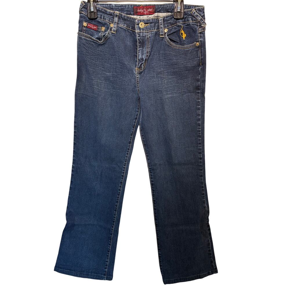 Vintage Y2K Baby Phat Dark Wash Mid Rise Bootcut Jeans